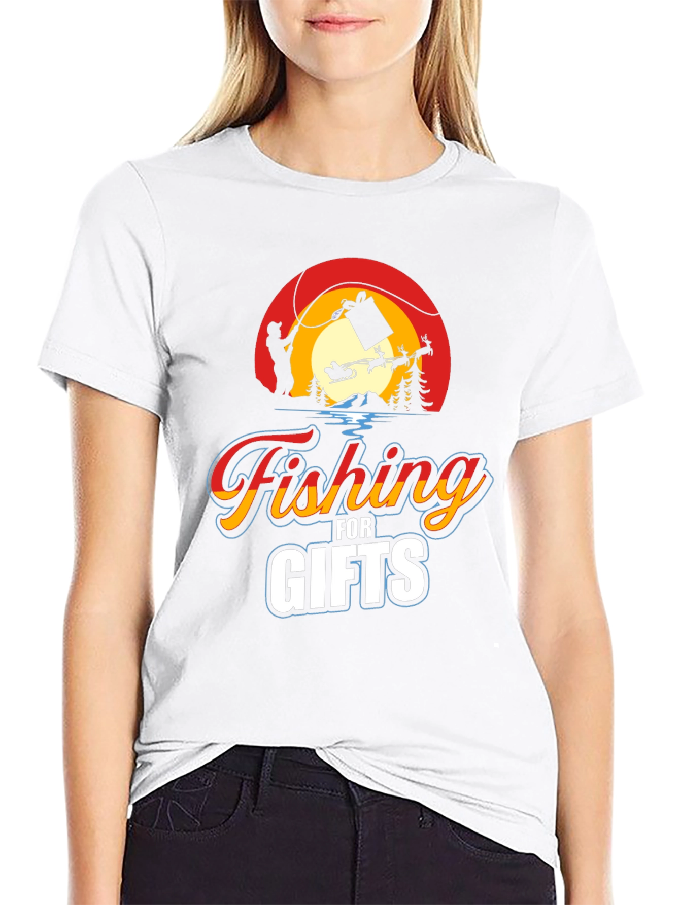 Fishing for Gifts Graphic Tee