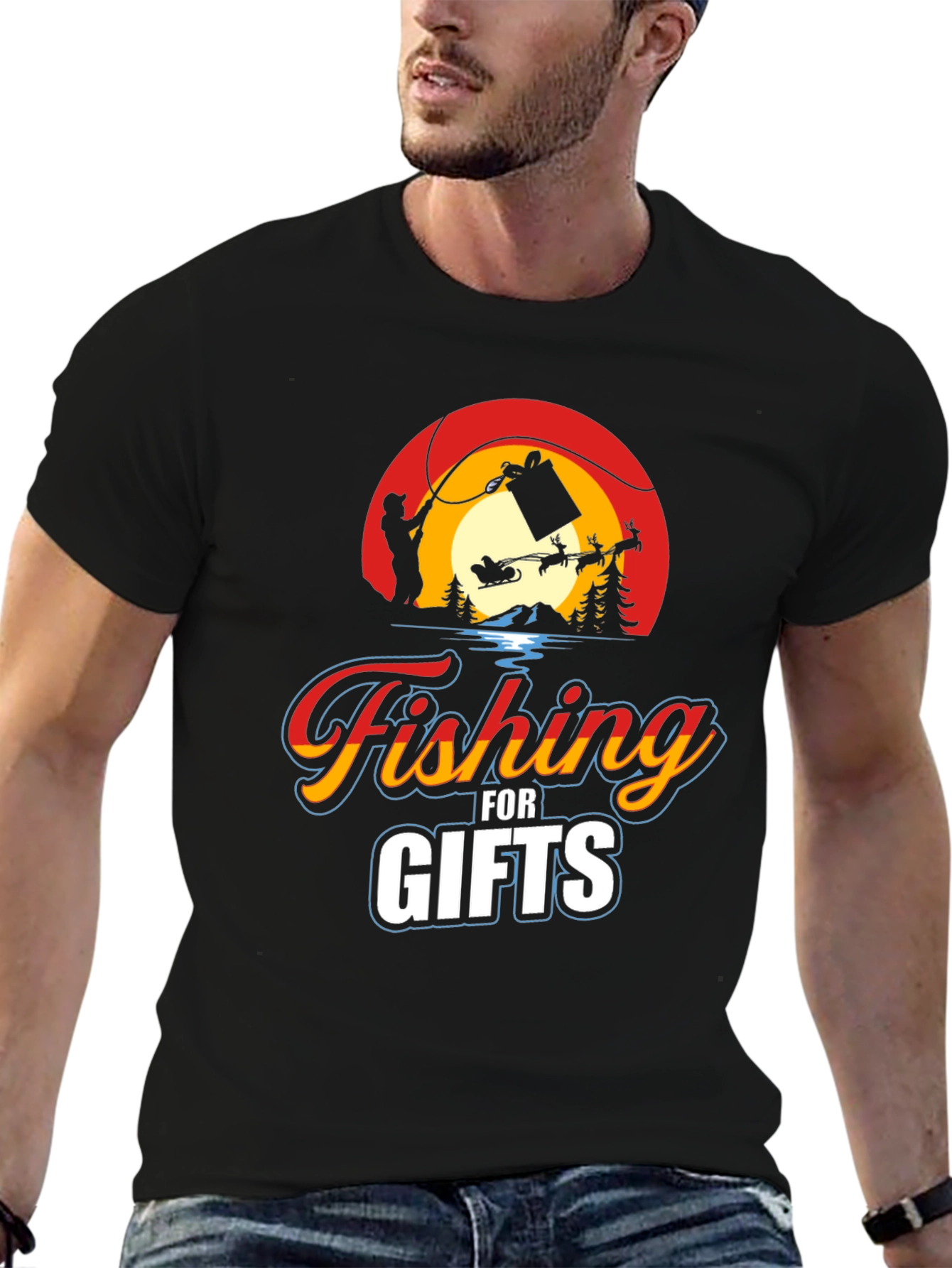 Fishing for Gifts Graphic Tee
