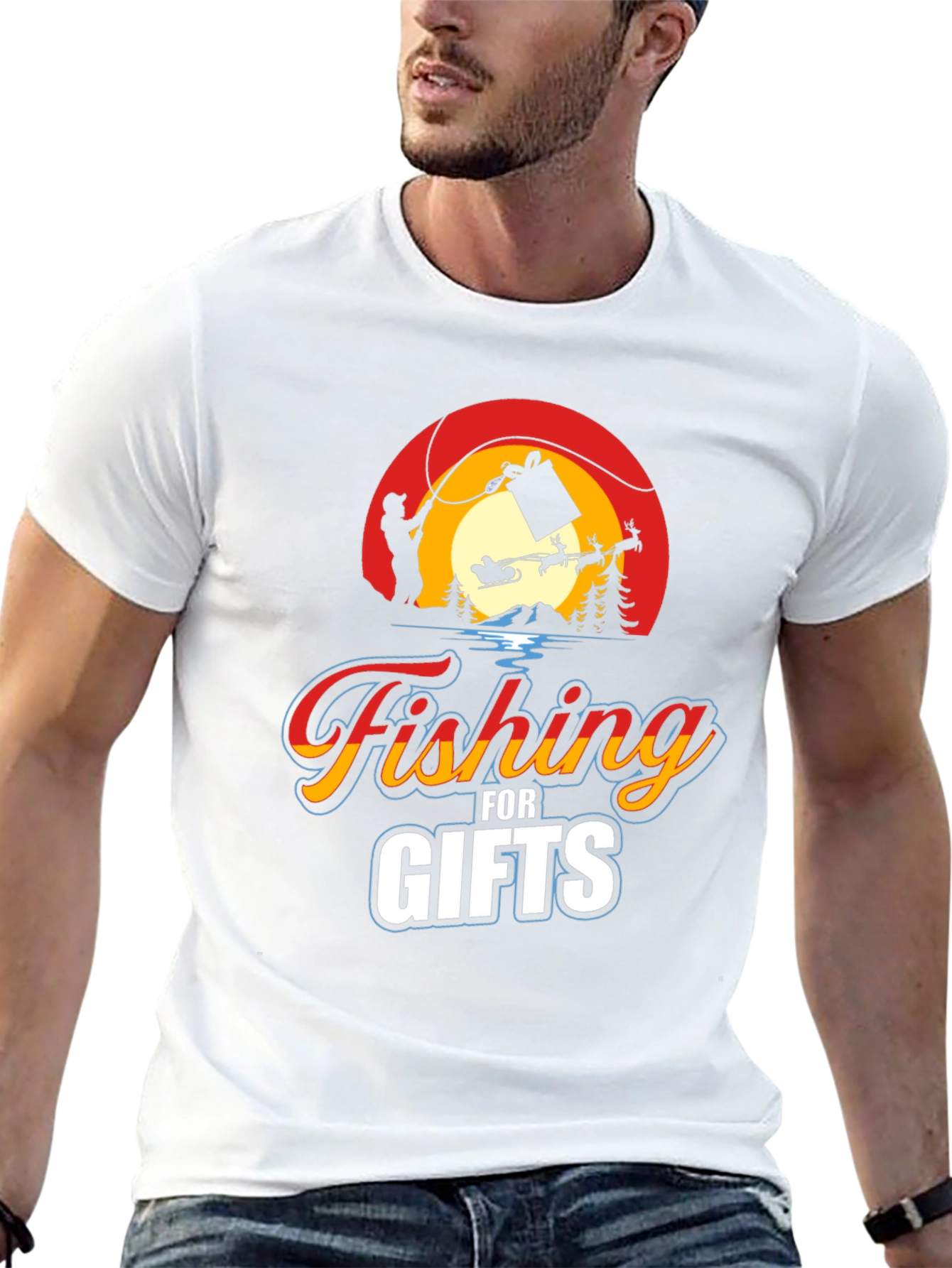 Fishing for Gifts Graphic Tee