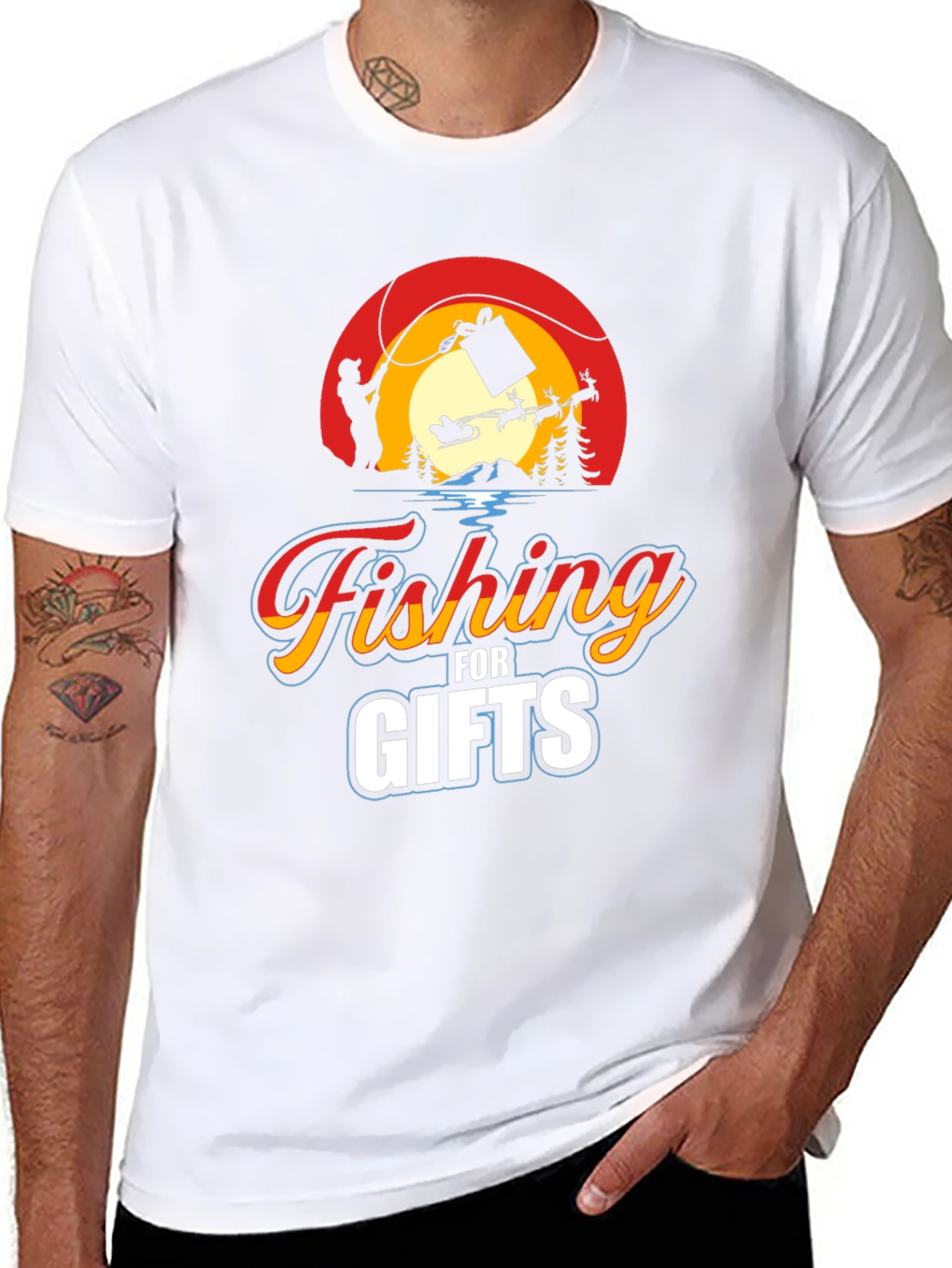 Fishing for Gifts Graphic Tee