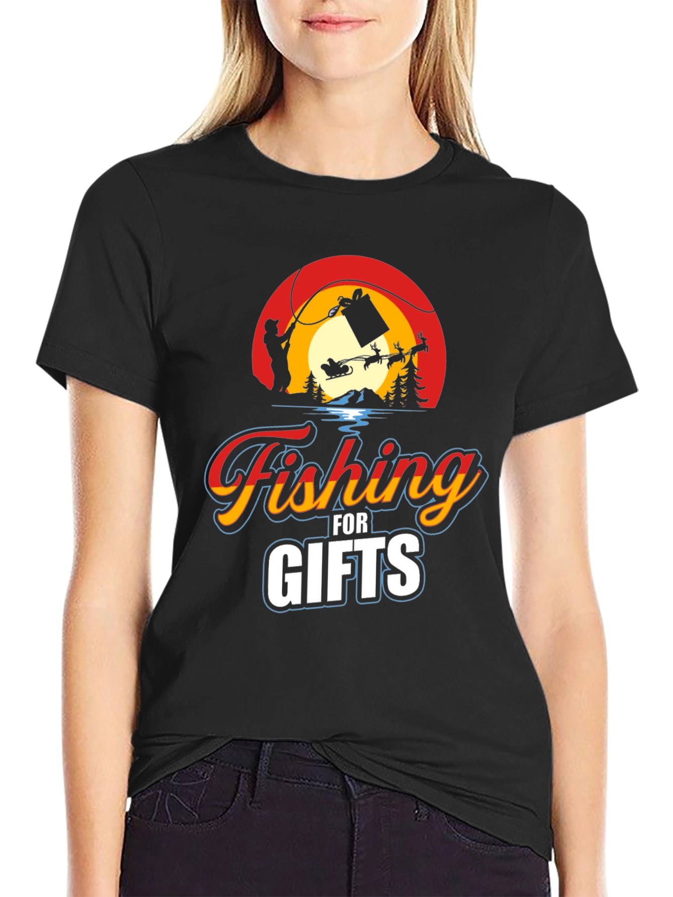 Fishing for Gifts Graphic Tee