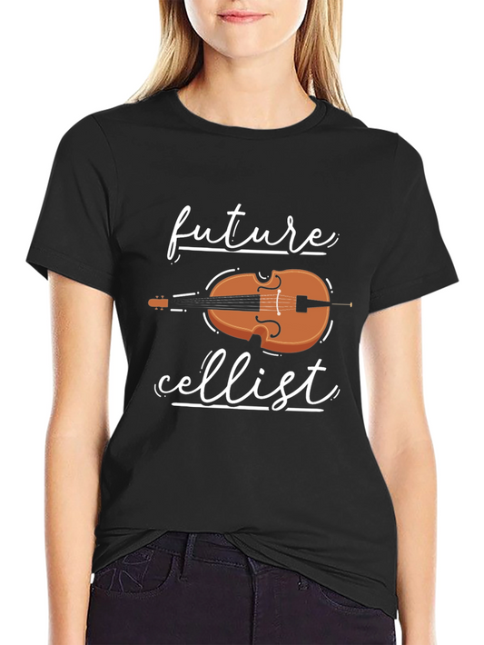 Future Cellist T-Shirt - Music Lover Tee