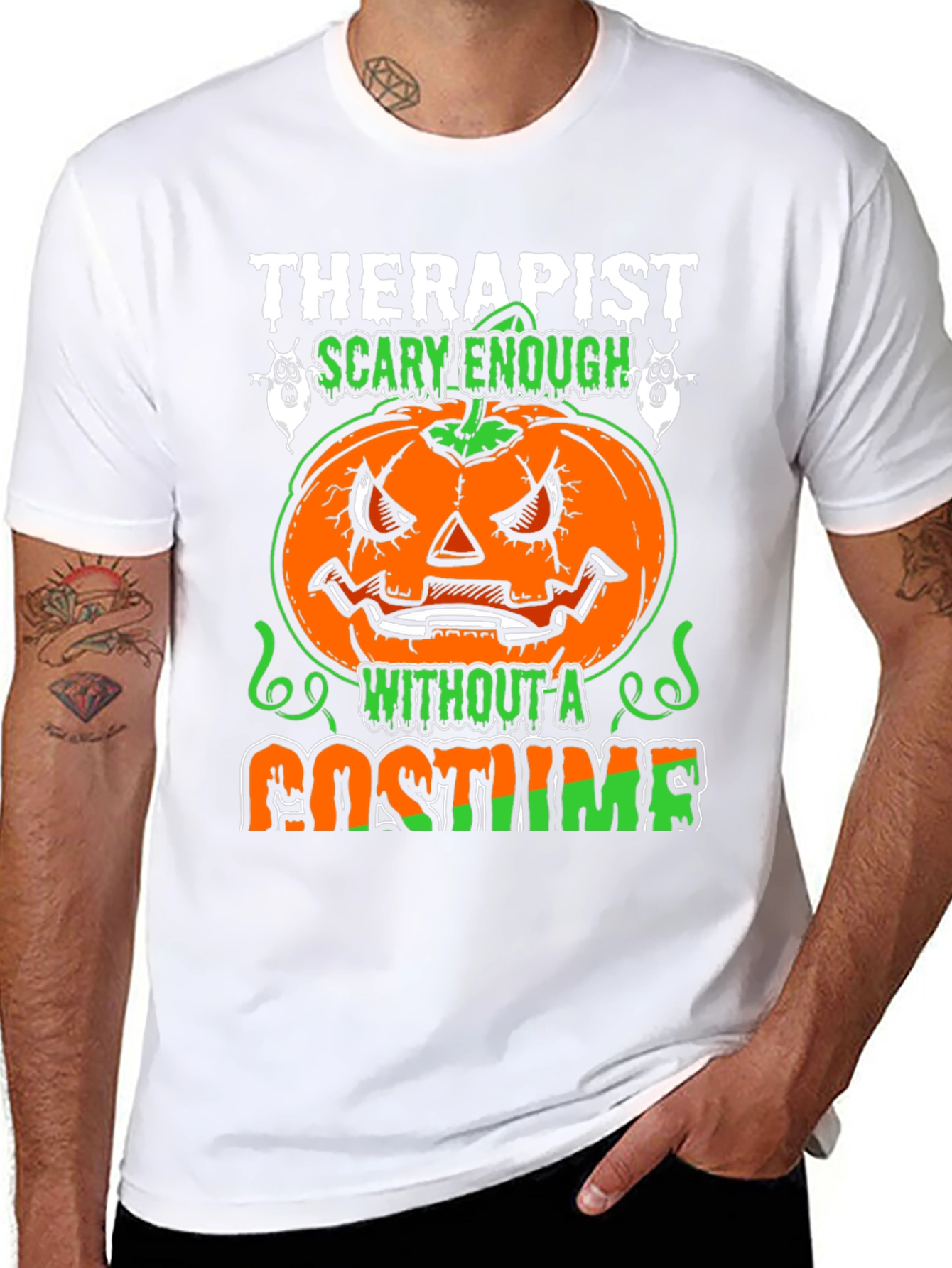Therapist Scary Enough Halloween T-Shirt