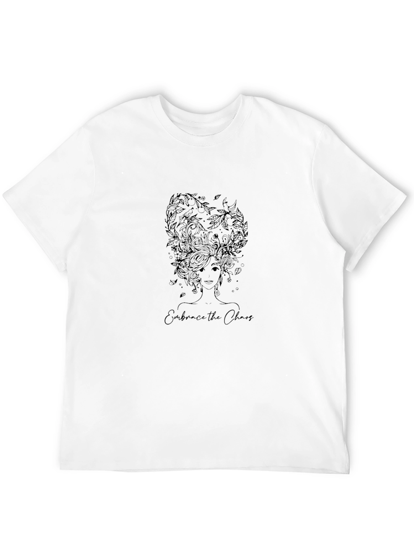 Embrace the Chaos Black Graphic Tee