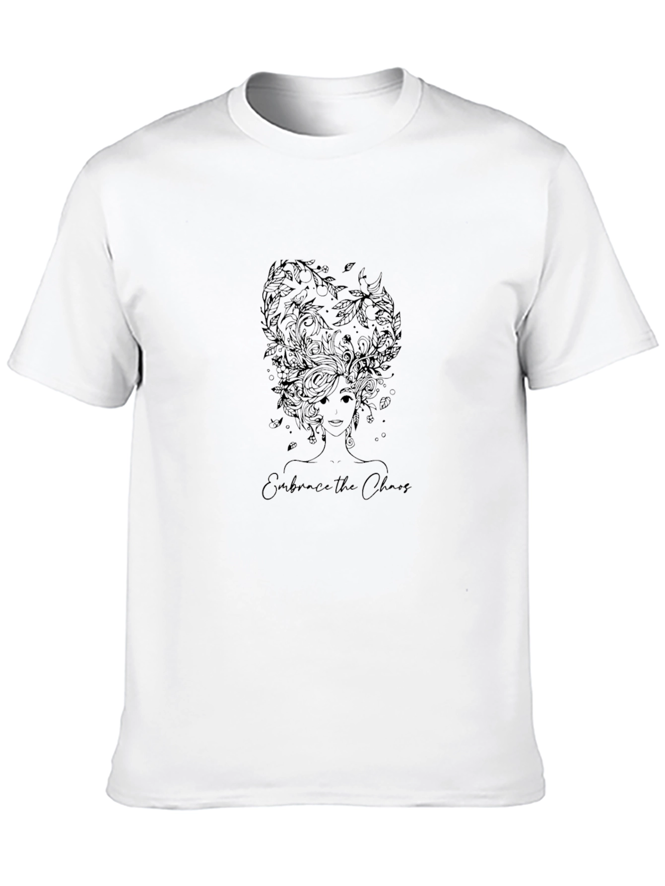 Embrace the Chaos Black Graphic Tee