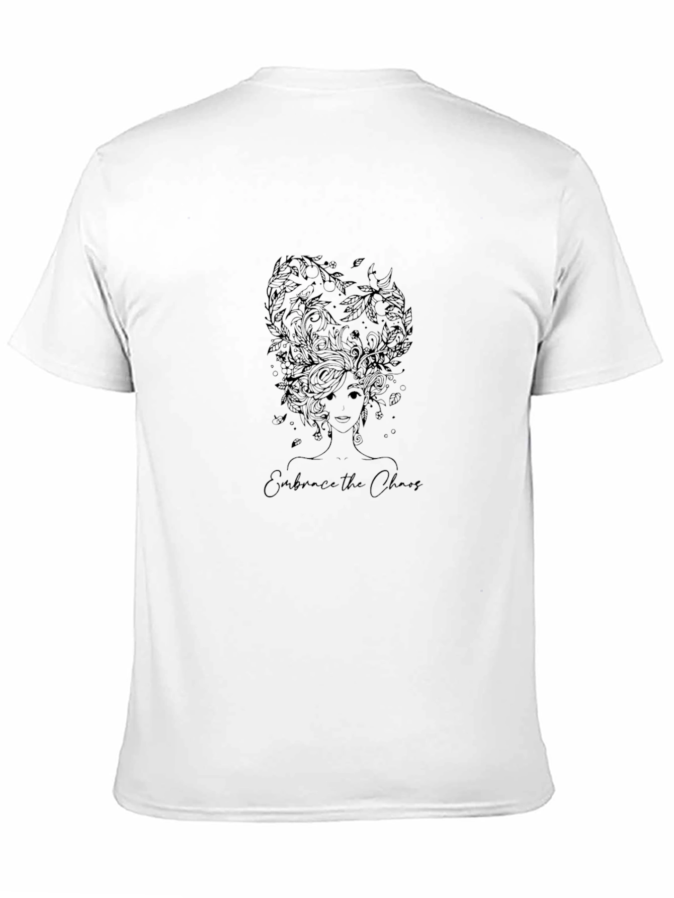 Embrace the Chaos Black Graphic Tee