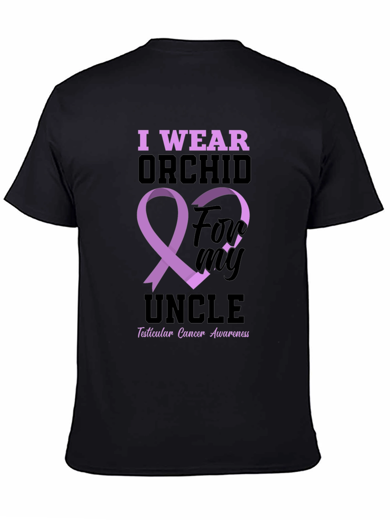 I Wear Orchid For My Uncle T-Shirt