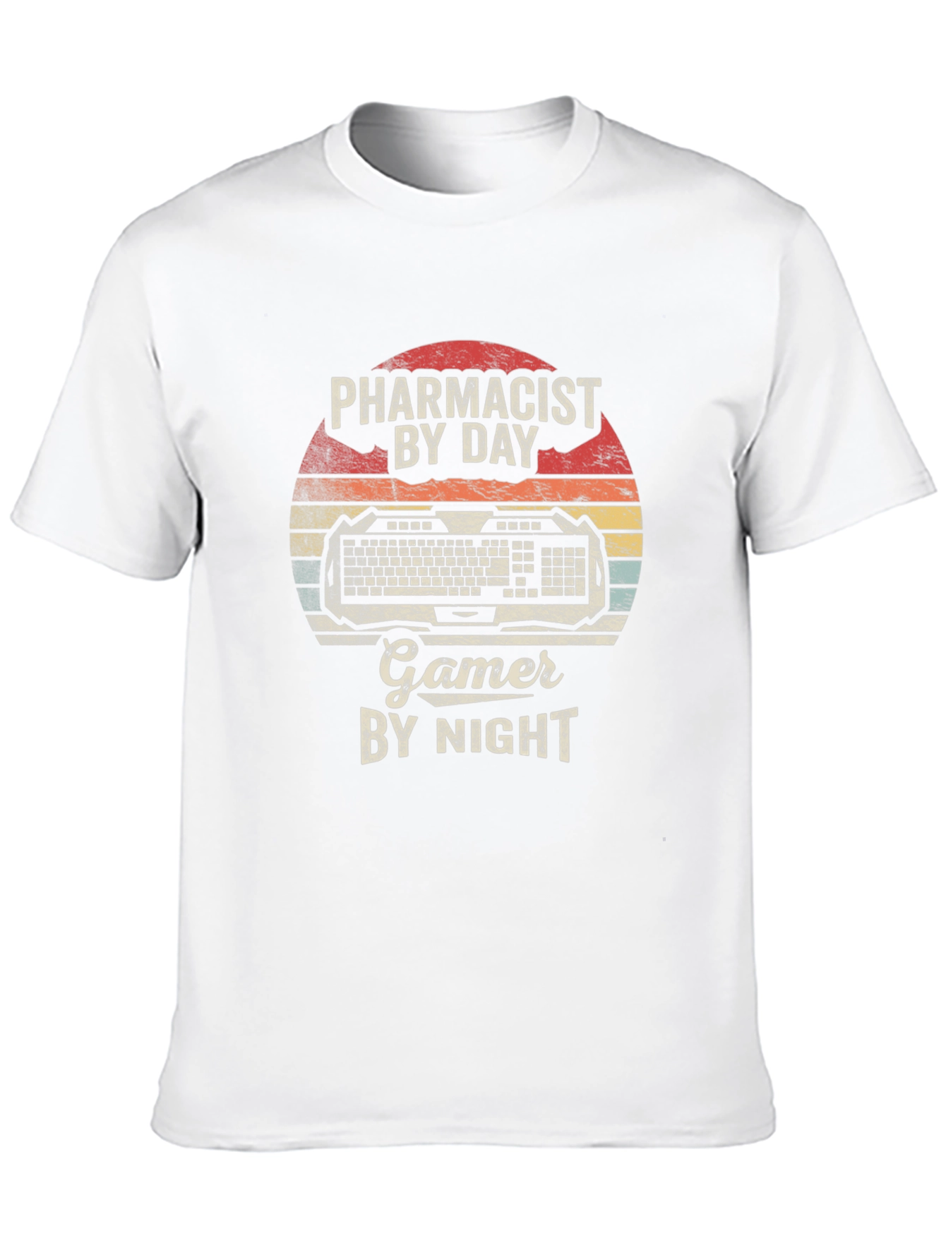 Pharmacist by Day Gamer by Night Black T-Shirt