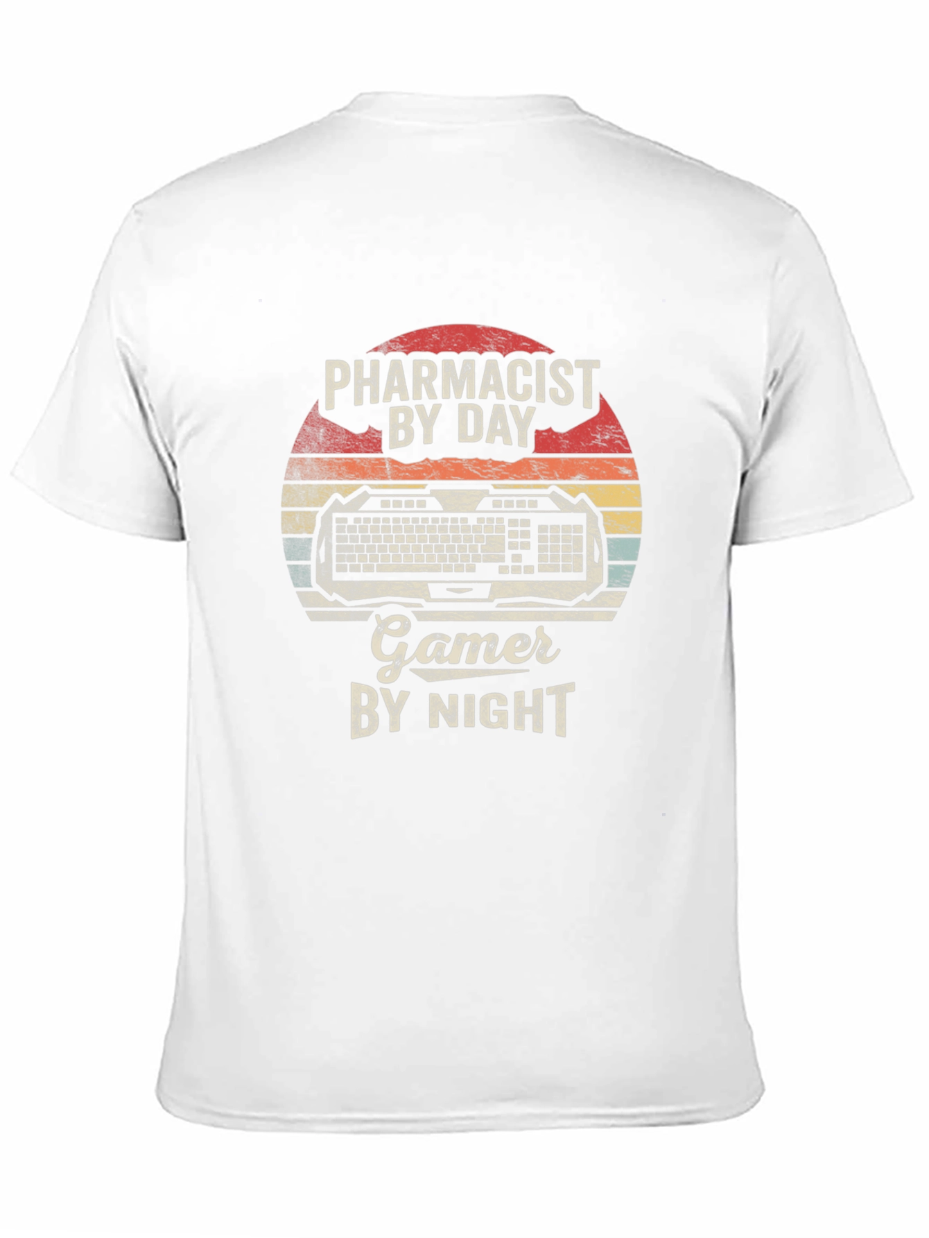 Pharmacist by Day Gamer by Night Black T-Shirt