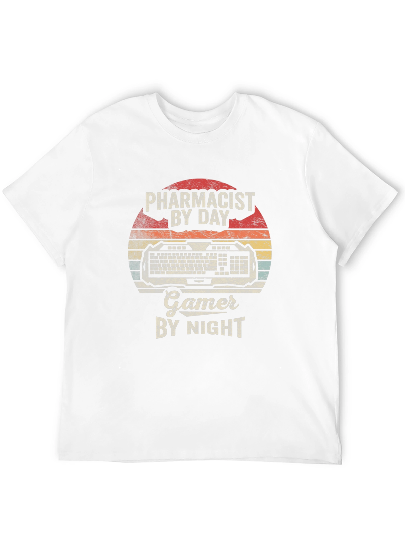 Pharmacist by Day Gamer by Night Black T-Shirt