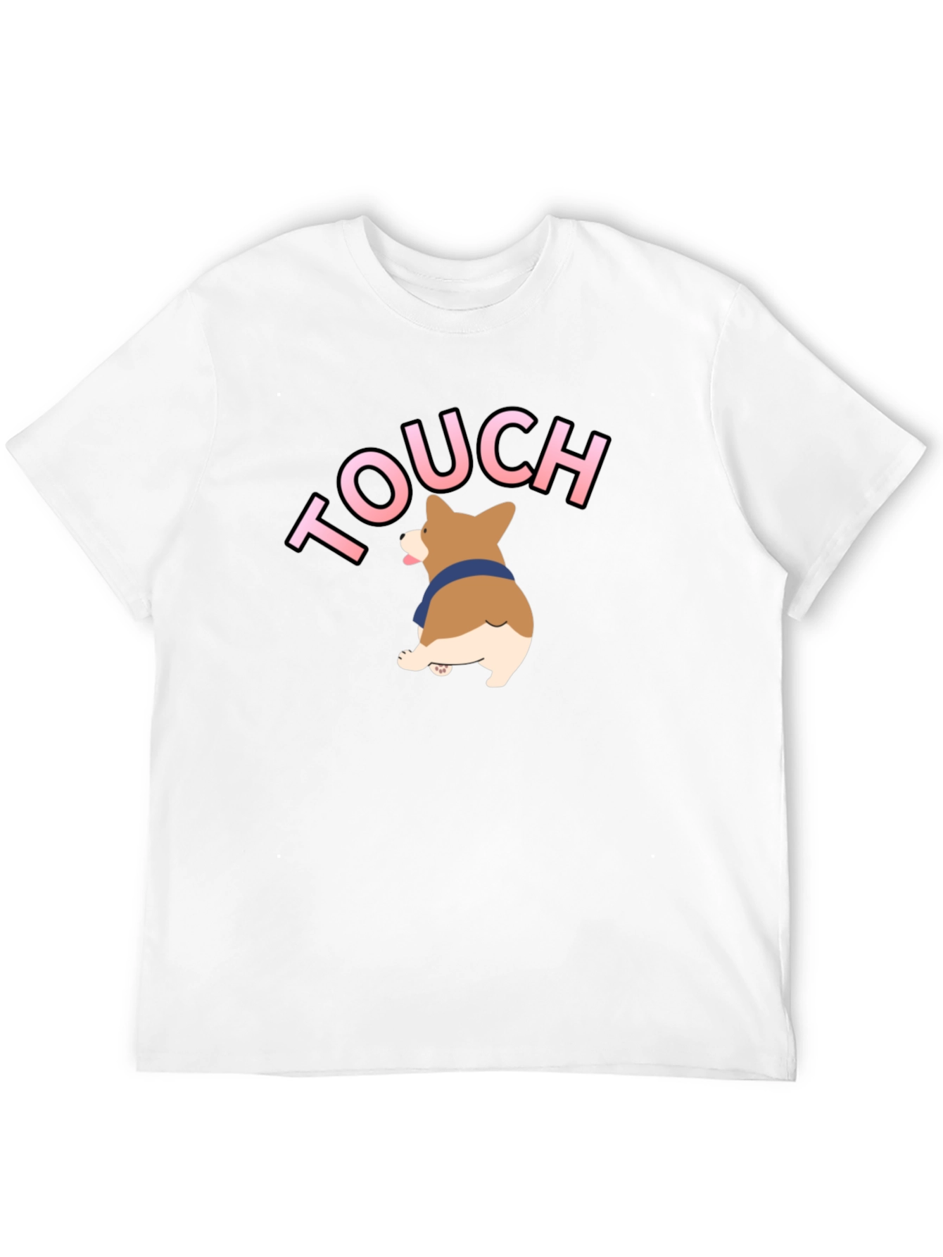 Corgi Touch T-Shirt – Cute Dog Lover Graphic Tee