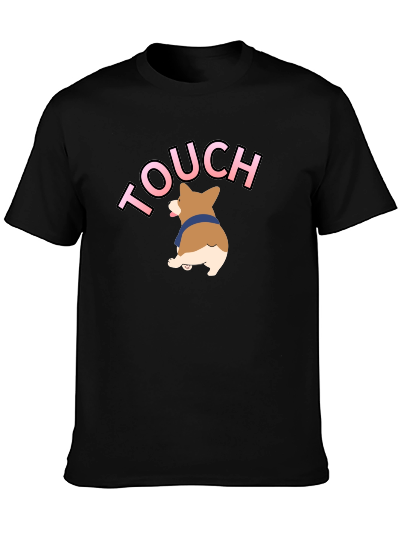 Corgi Touch T-Shirt – Cute Dog Lover Graphic Tee