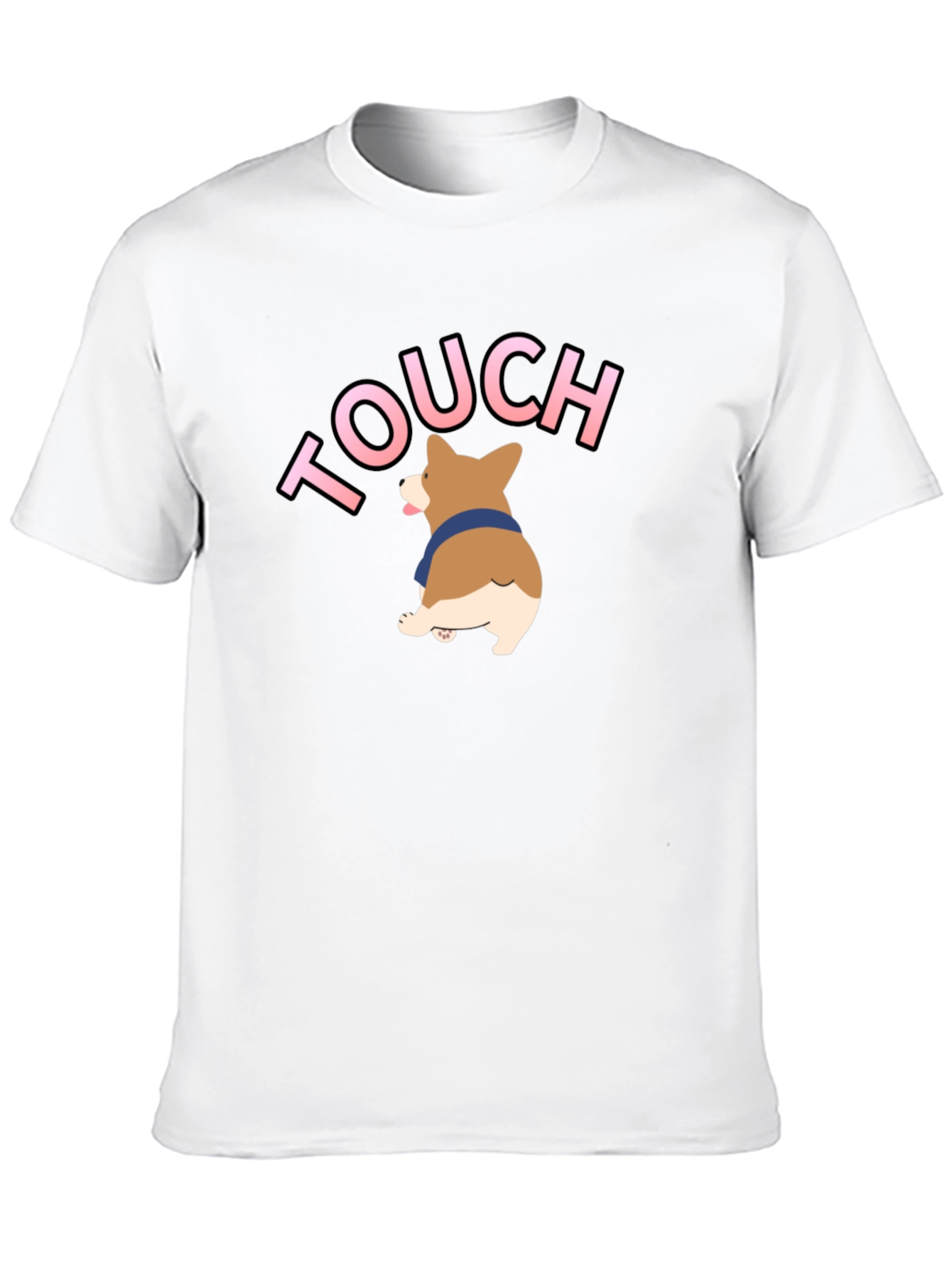 Corgi Touch T-Shirt – Cute Dog Lover Graphic Tee