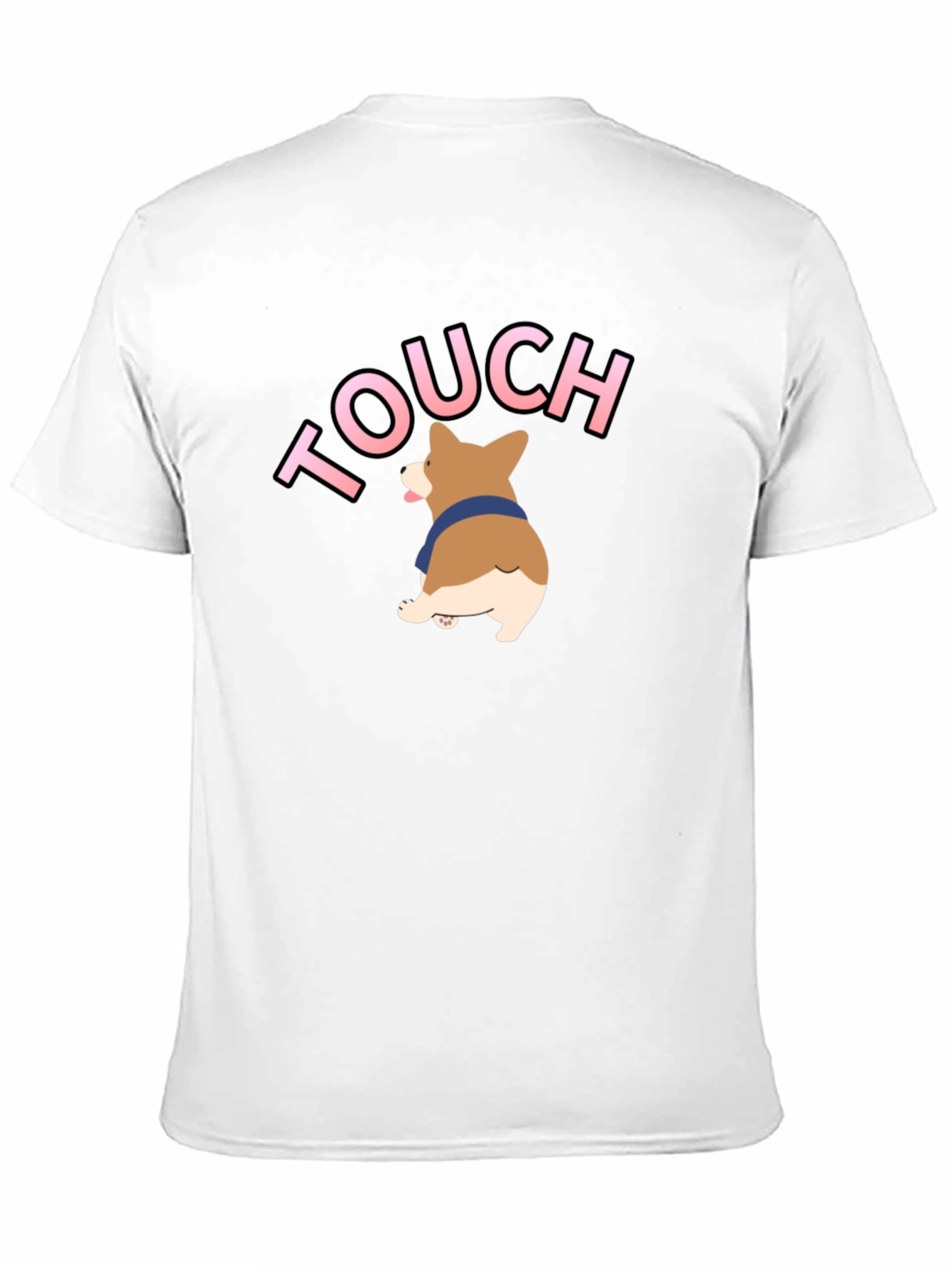 Corgi Touch T-Shirt – Cute Dog Lover Graphic Tee