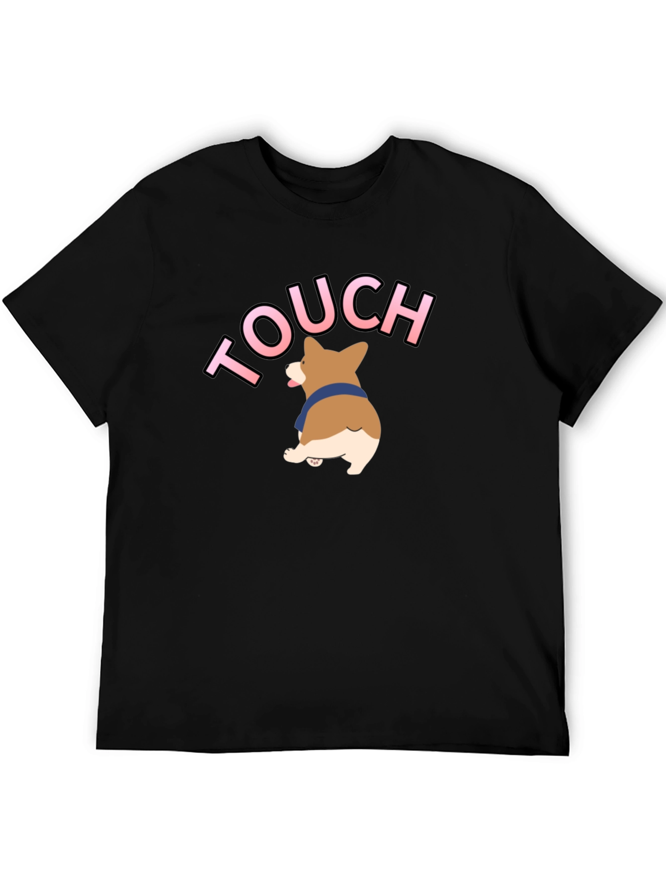 Corgi Touch T-Shirt – Cute Dog Lover Graphic Tee