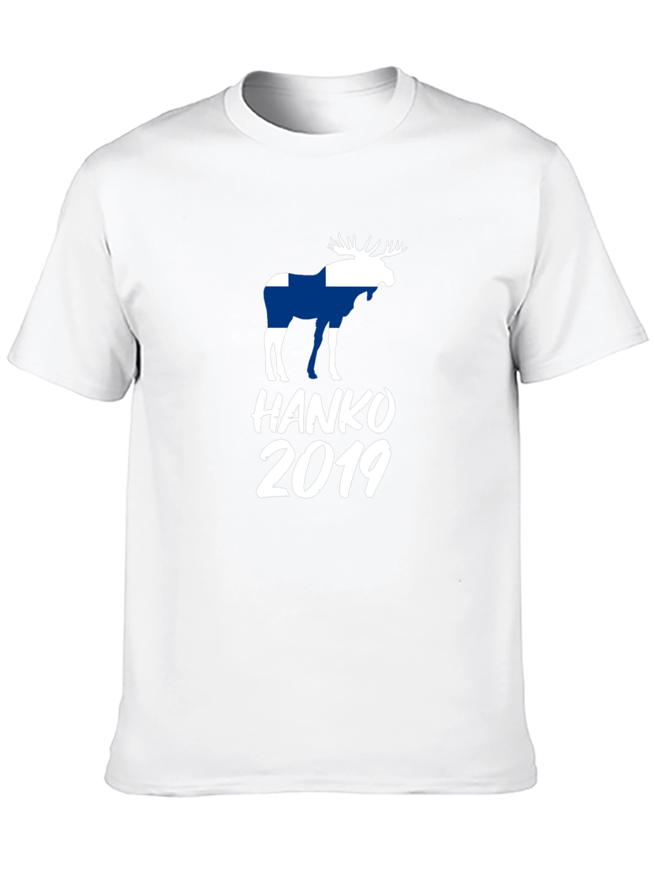 HANKO 2019 Moose Graphic Tee - Finland Flag