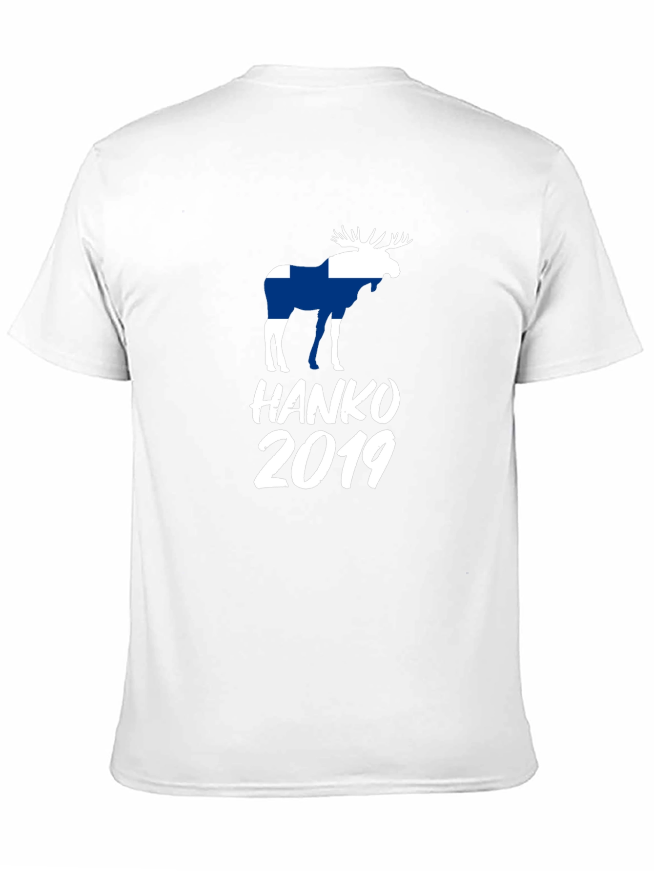HANKO 2019 Moose Graphic Tee - Finland Flag