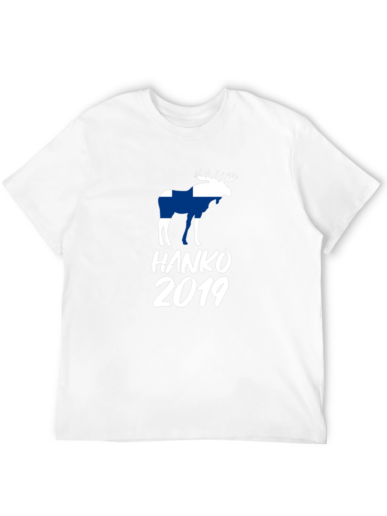 HANKO 2019 Moose Graphic Tee - Finland Flag