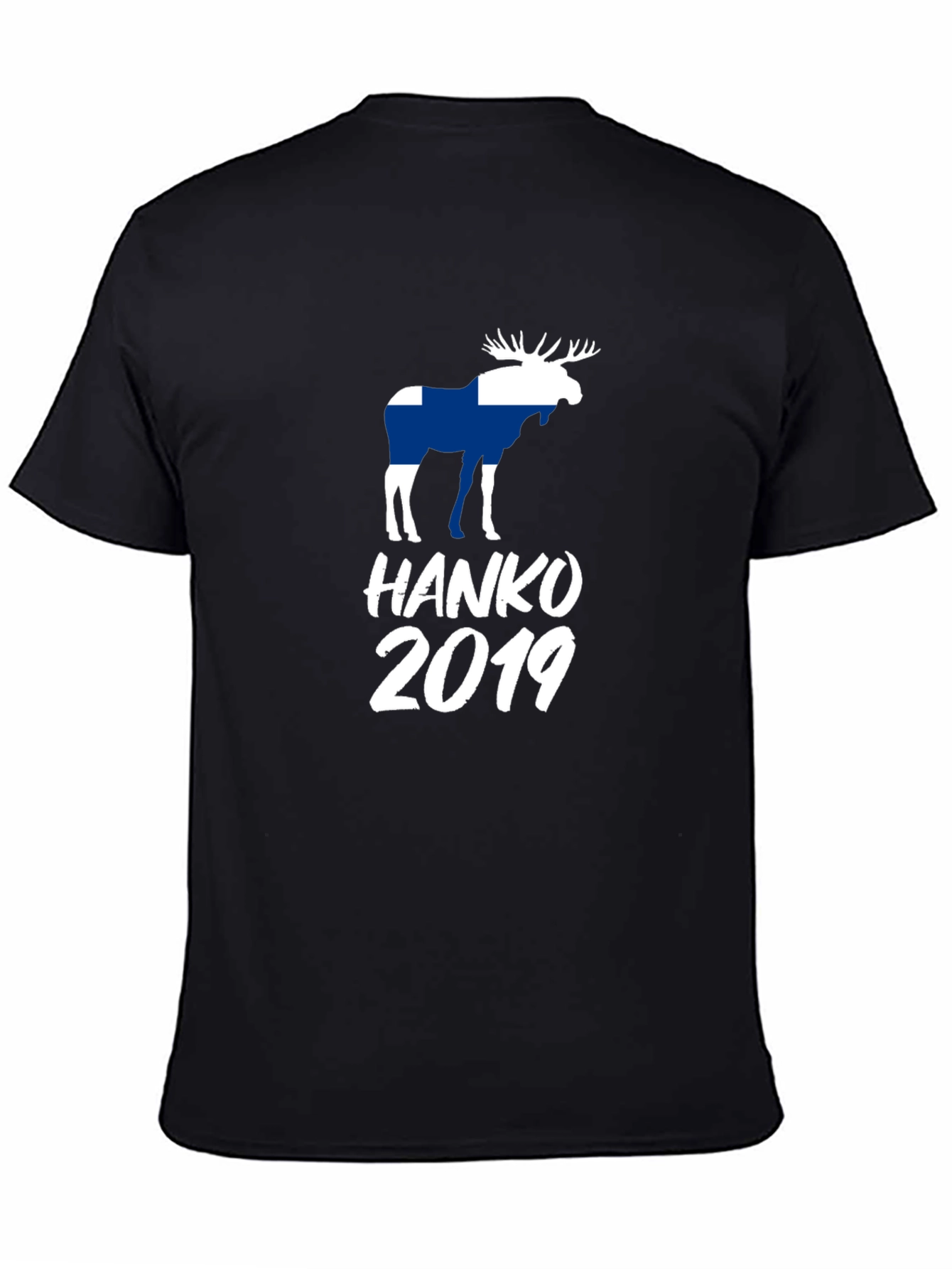 HANKO 2019 Moose Graphic Tee - Finland Flag
