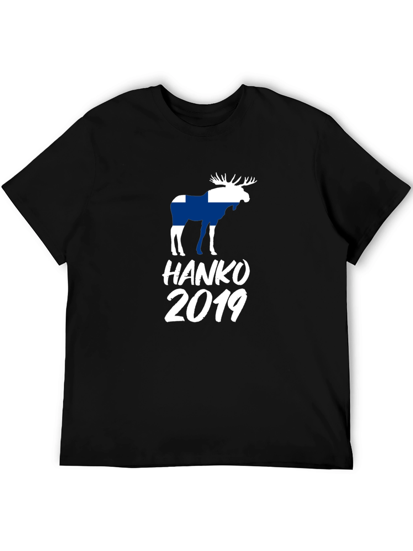 HANKO 2019 Moose Graphic Tee - Finland Flag