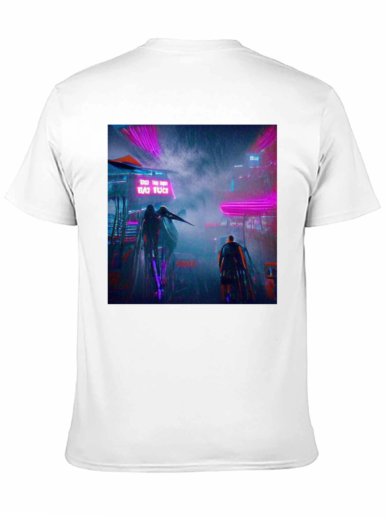 Cyberpunk Cityscape Graphic Tee