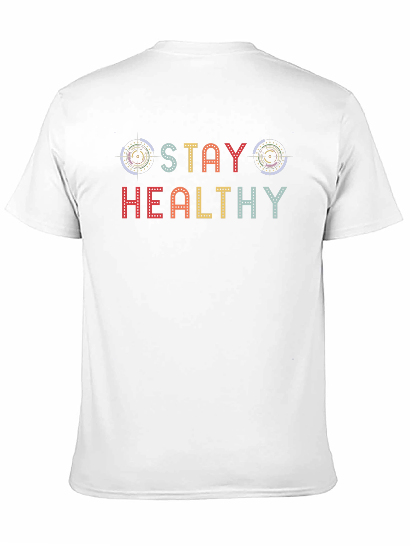 Stay Healthy Graphic Tee - Black Cotton