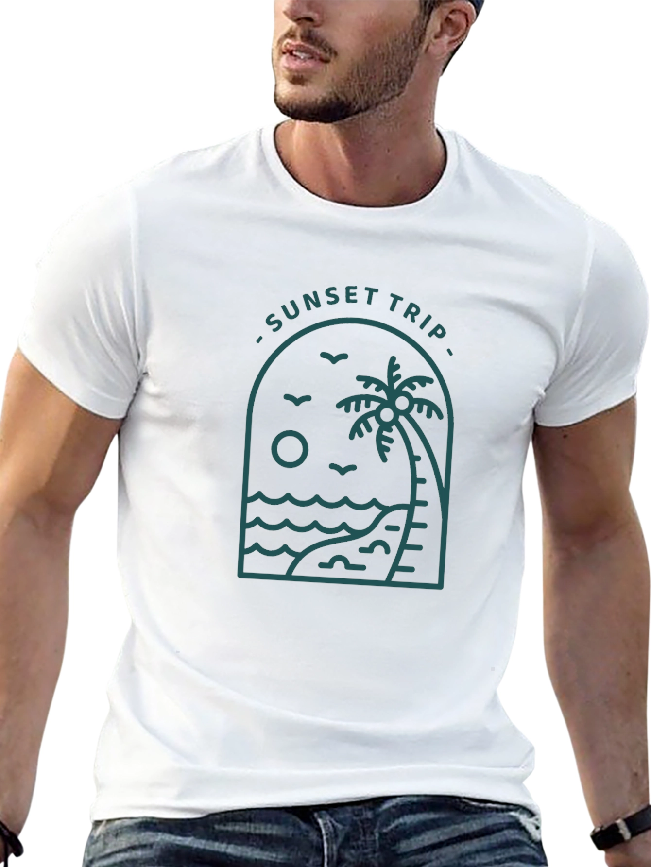 Sunset Trip Graphic Tee - Vacation Vibes