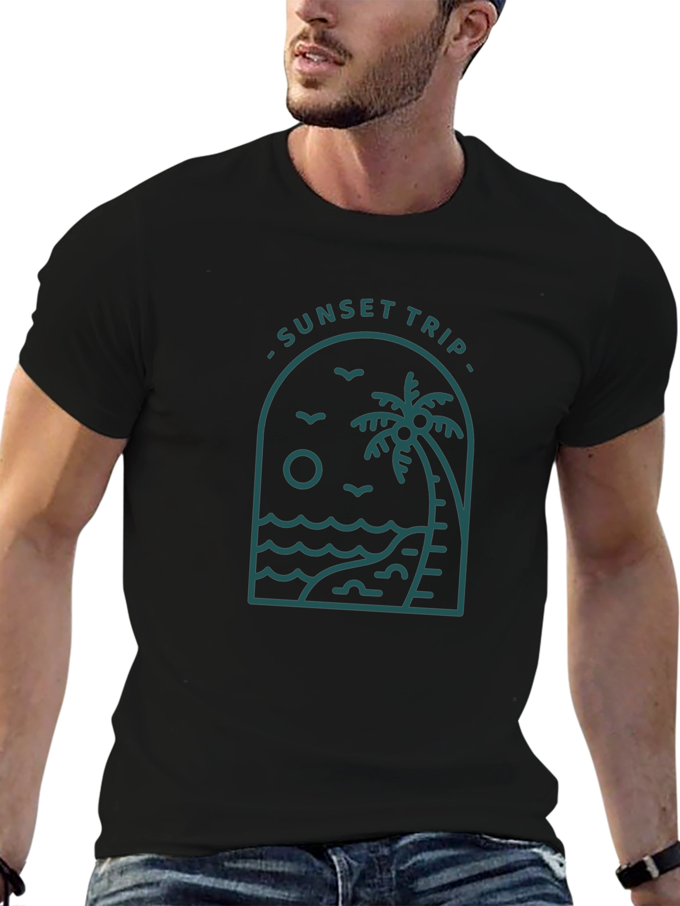 Sunset Trip Graphic Tee - Vacation Vibes