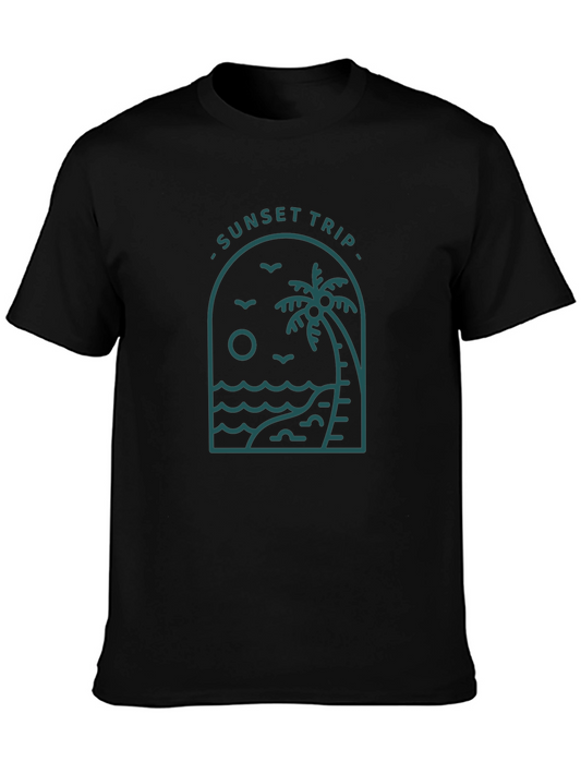 Sunset Trip Graphic Tee - Vacation Vibes