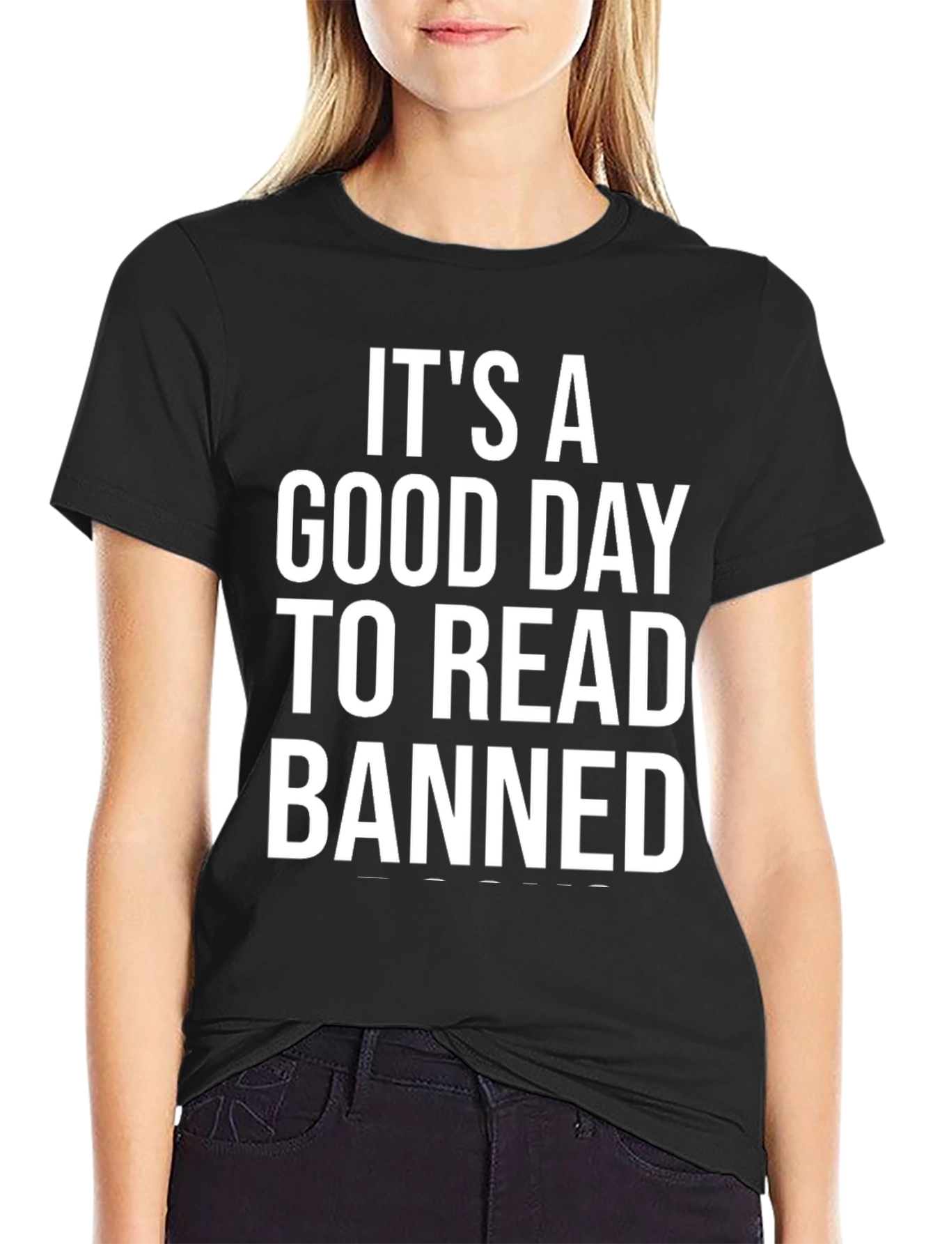Read Banned Books Graphic Tee - Black