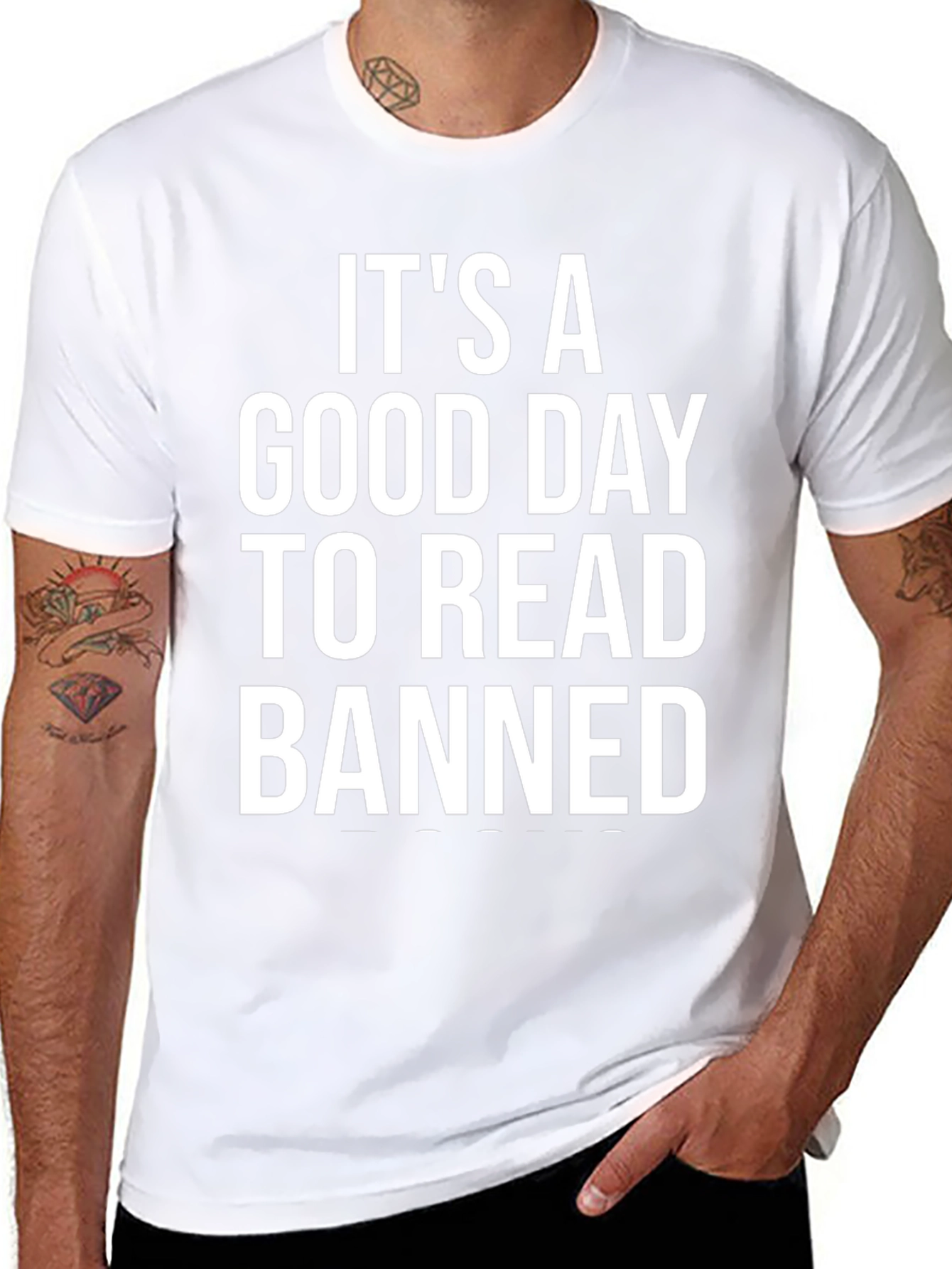 Read Banned Books Graphic Tee - Black