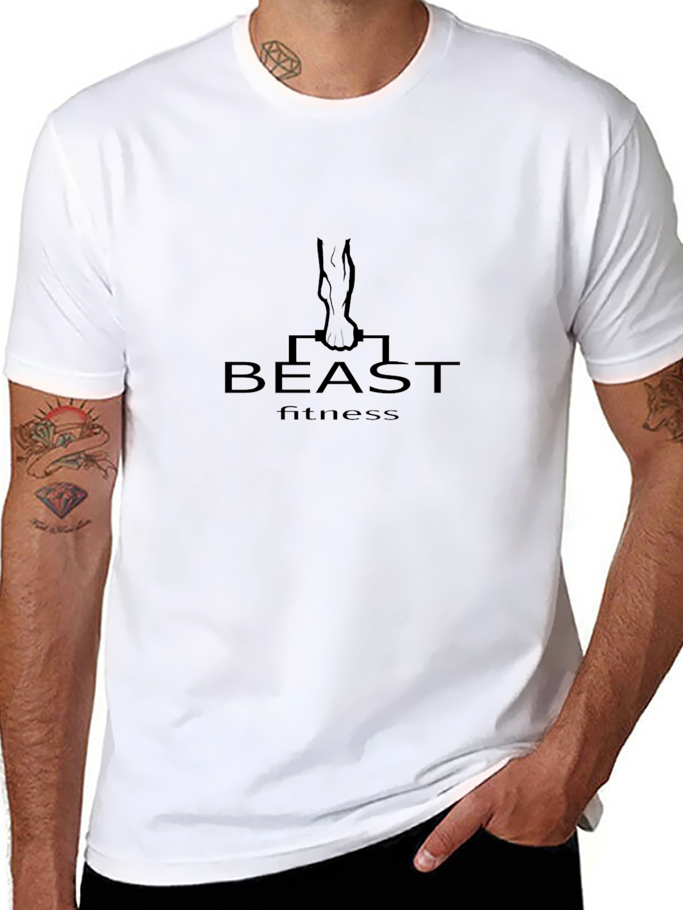 Black Beast Fitness Graphic Tee