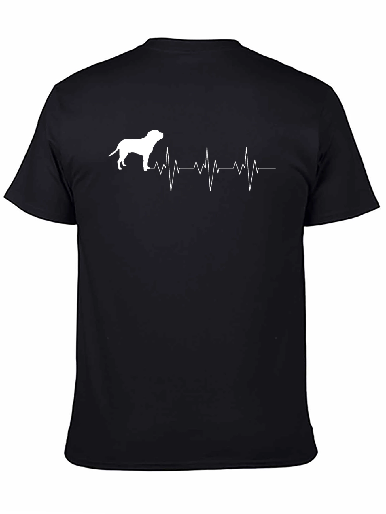 Dog Heartbeat EKG T-Shirt – Minimalist Dog Lover Tee