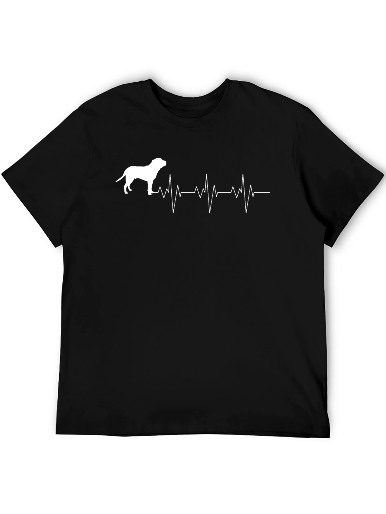 Dog Heartbeat EKG T-Shirt – Minimalist Dog Lover Tee
