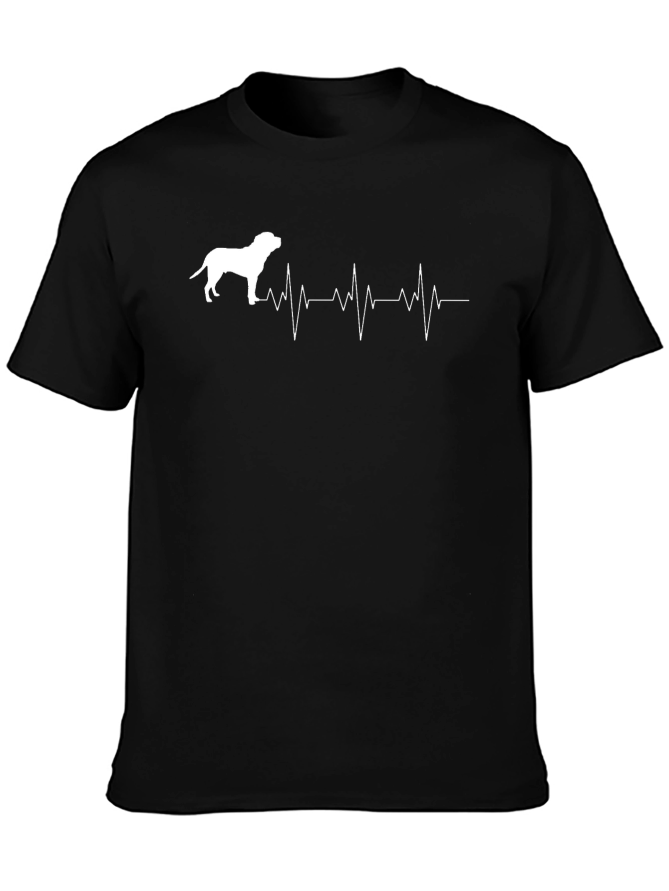 Dog Heartbeat EKG T-Shirt – Minimalist Dog Lover Tee