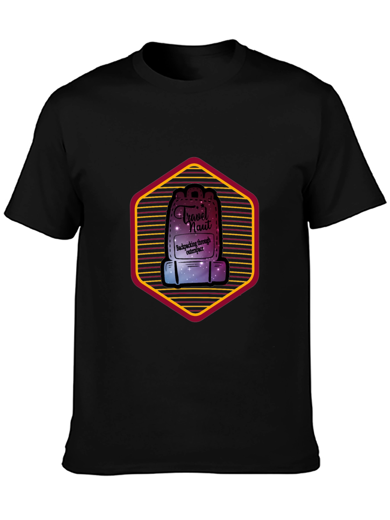 Travel Naut T-Shirt: Backpacking Through Outer Space Design
