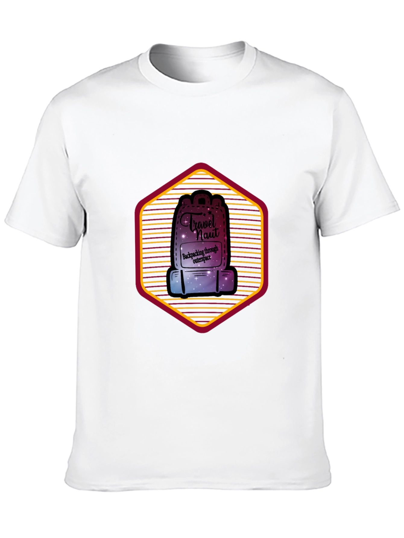 Travel Naut T-Shirt: Backpacking Through Outer Space Design