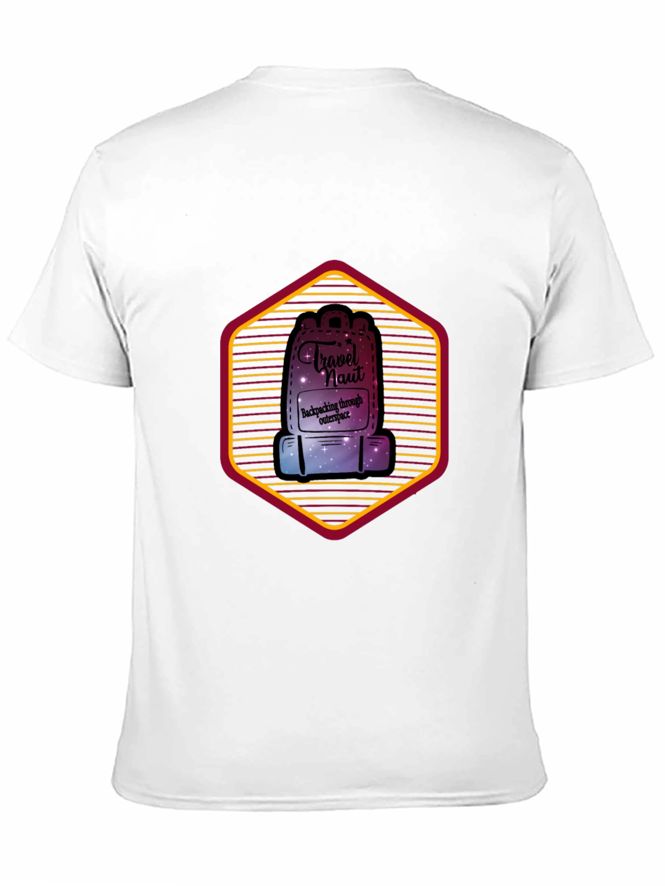 Travel Naut T-Shirt: Backpacking Through Outer Space Design