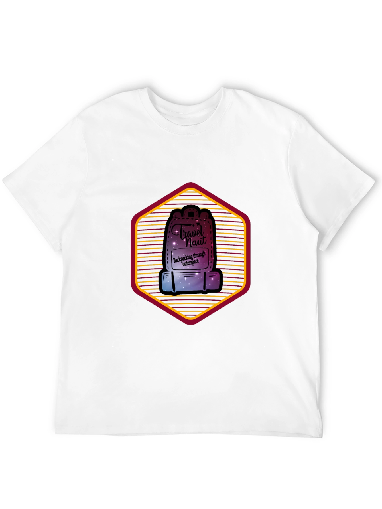 Travel Naut T-Shirt: Backpacking Through Outer Space Design