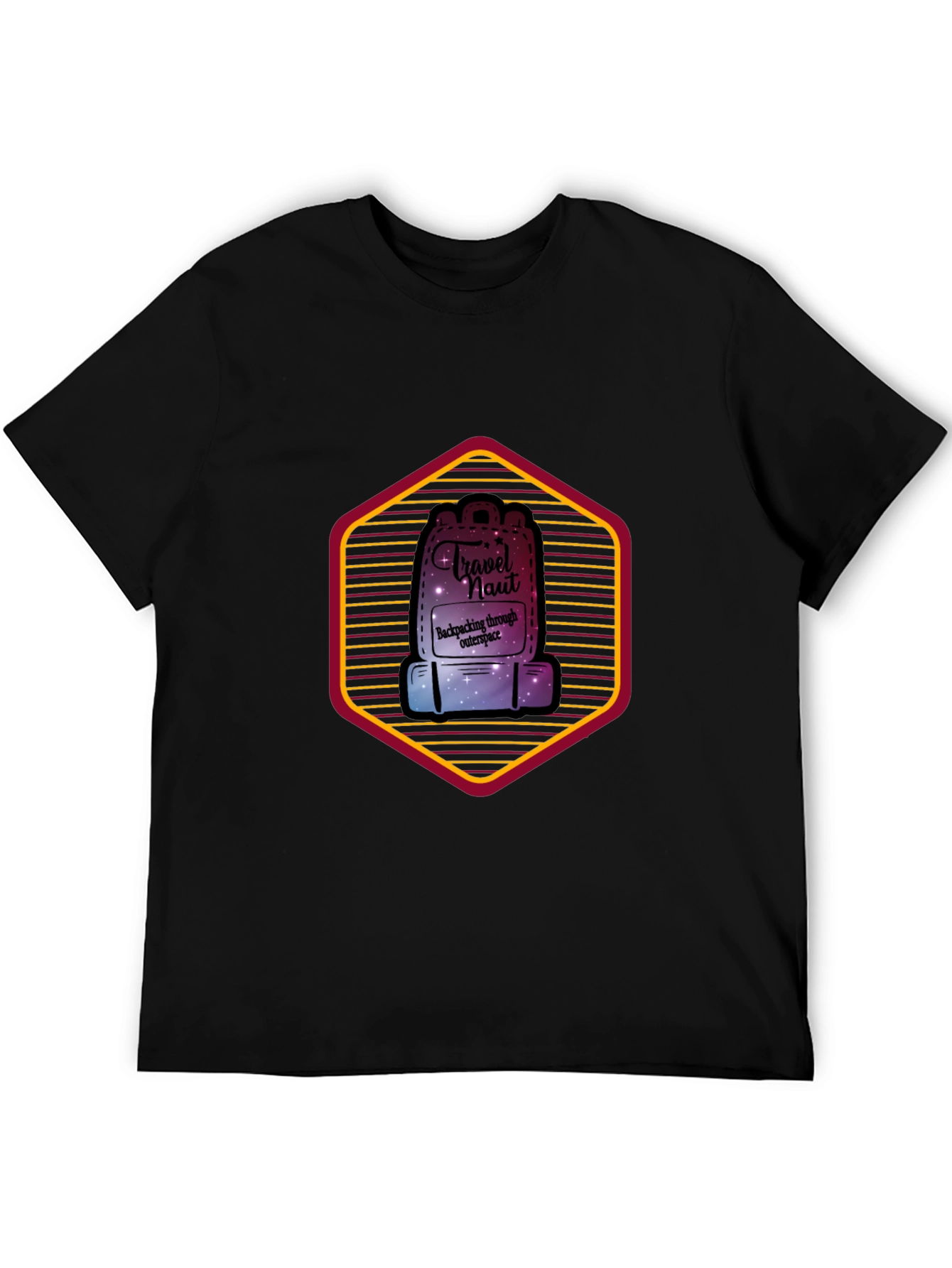 Travel Naut T-Shirt: Backpacking Through Outer Space Design
