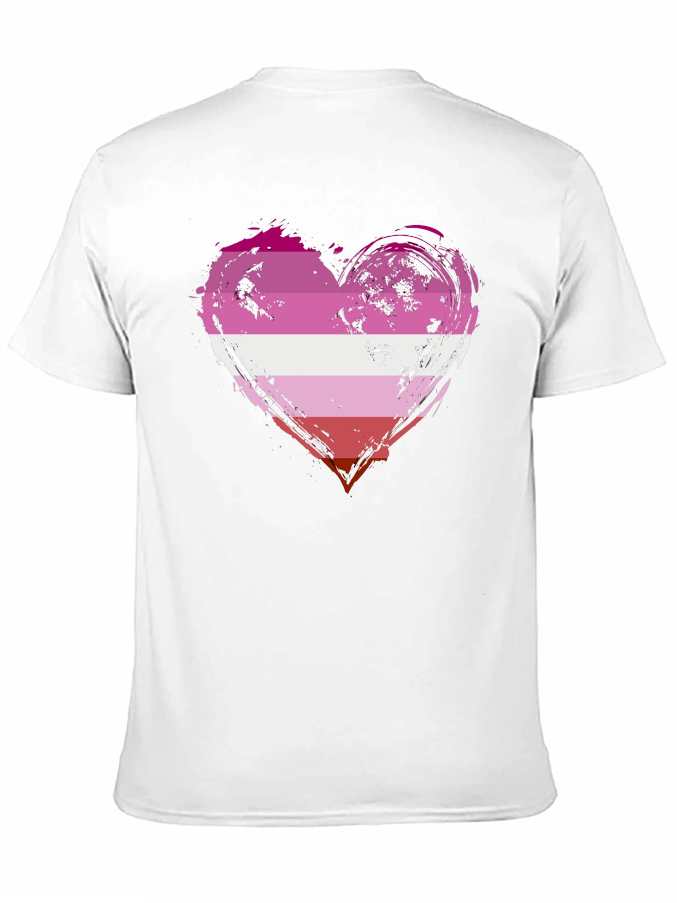 Lesbian Pride Heart T-Shirt - Unisex