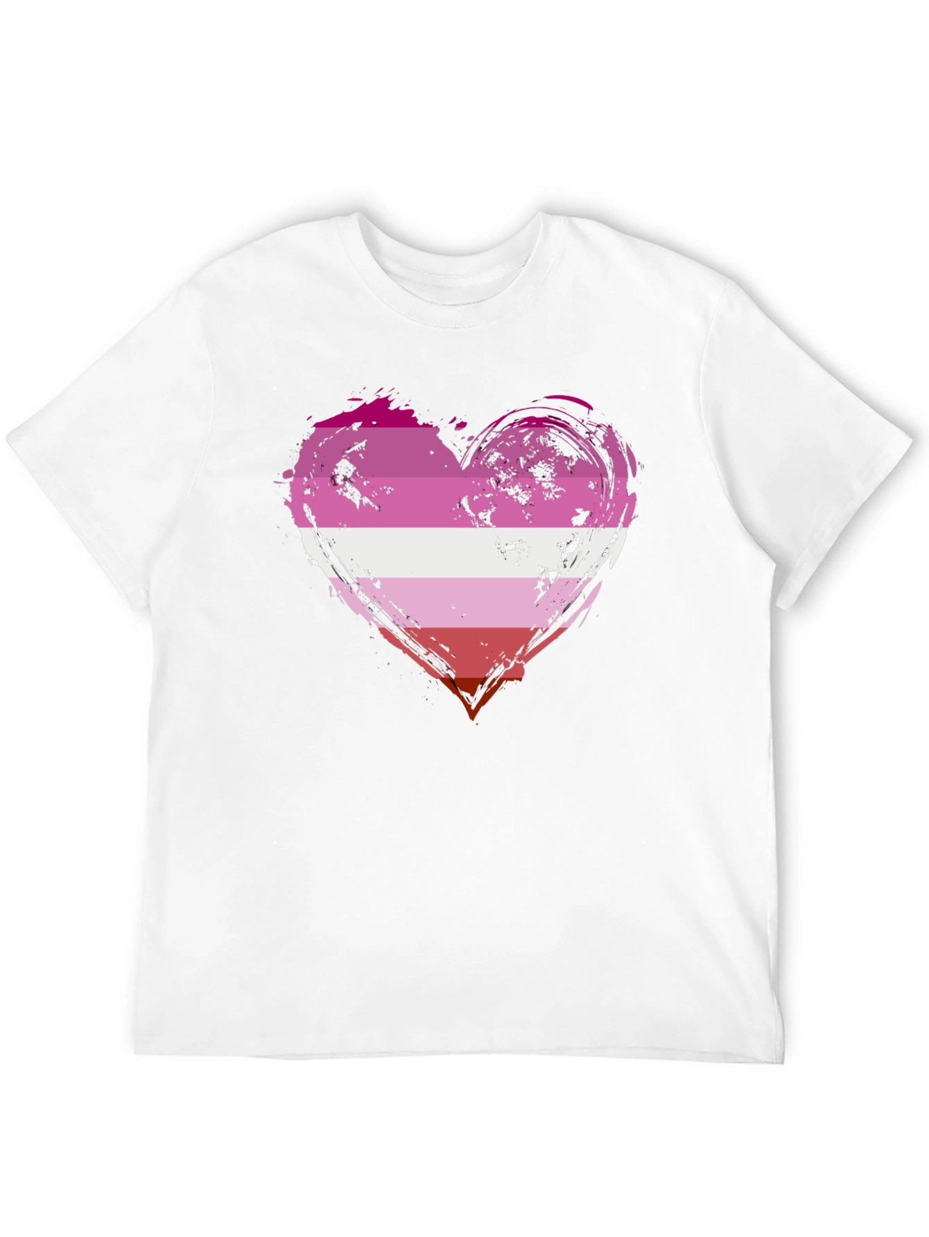 Lesbian Pride Heart T-Shirt - Unisex