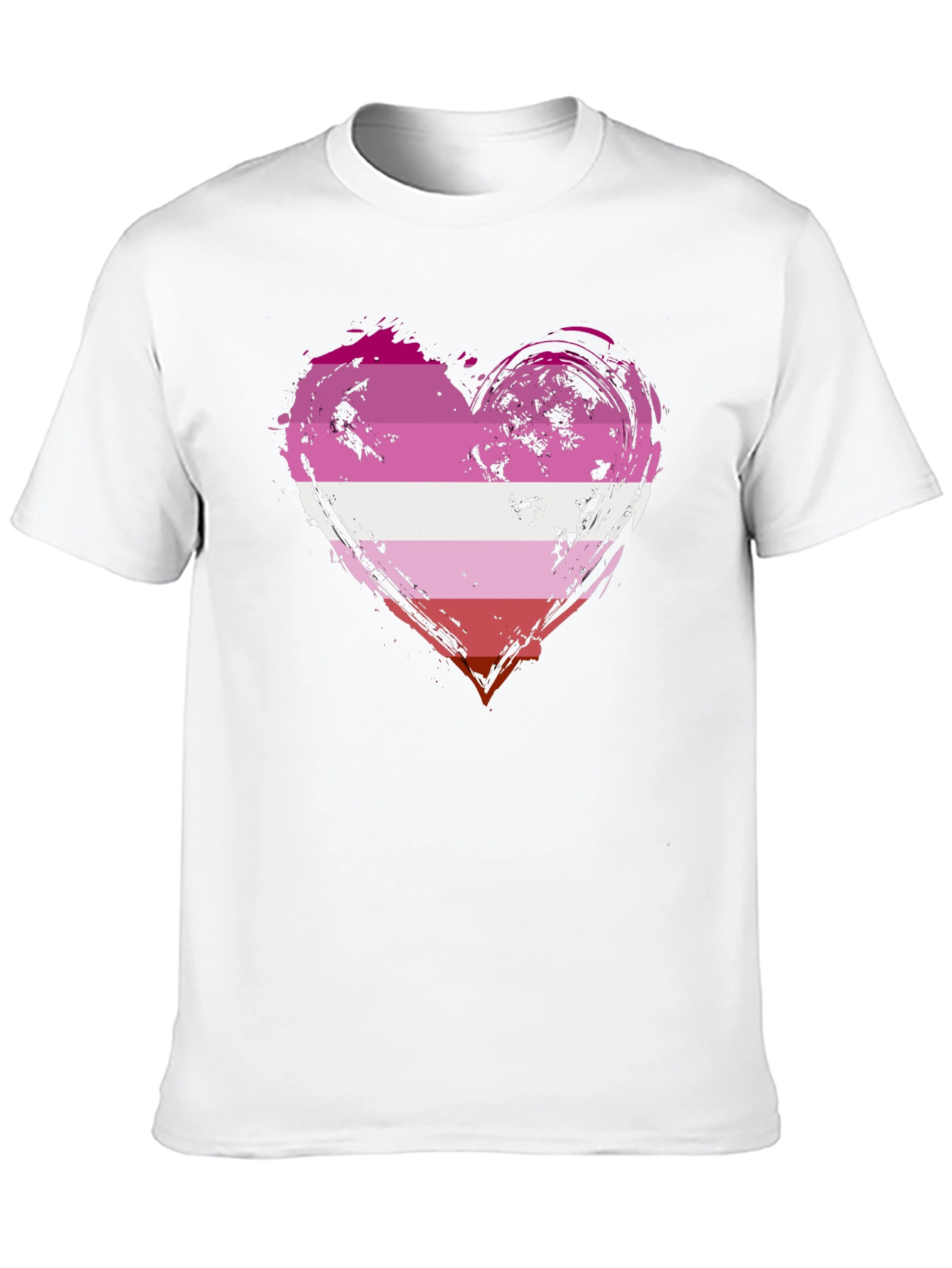 Lesbian Pride Heart T-Shirt - Unisex