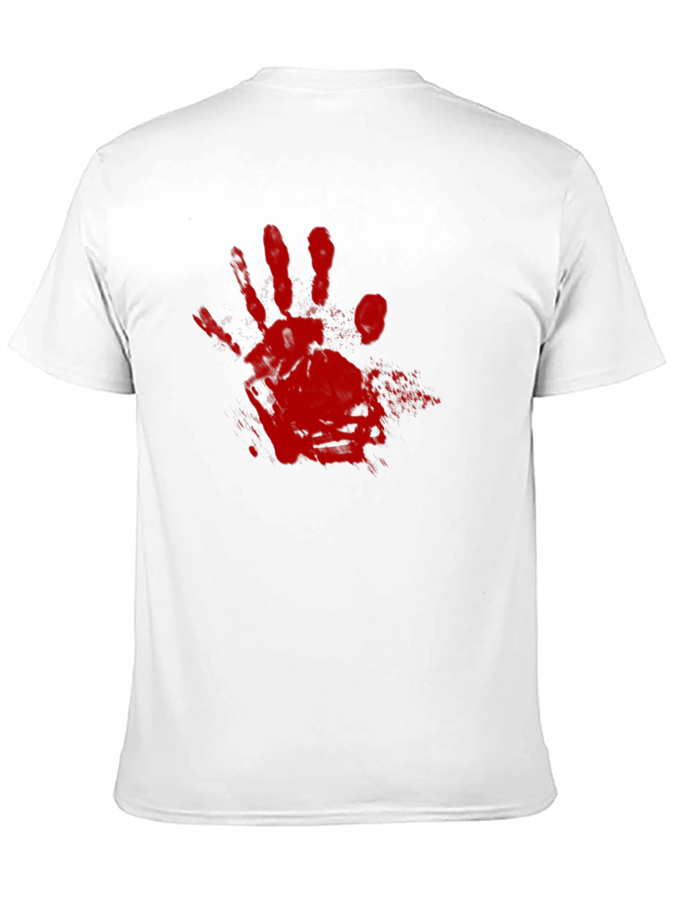 Bloody Handprint Graphic Tee - Halloween Shirt