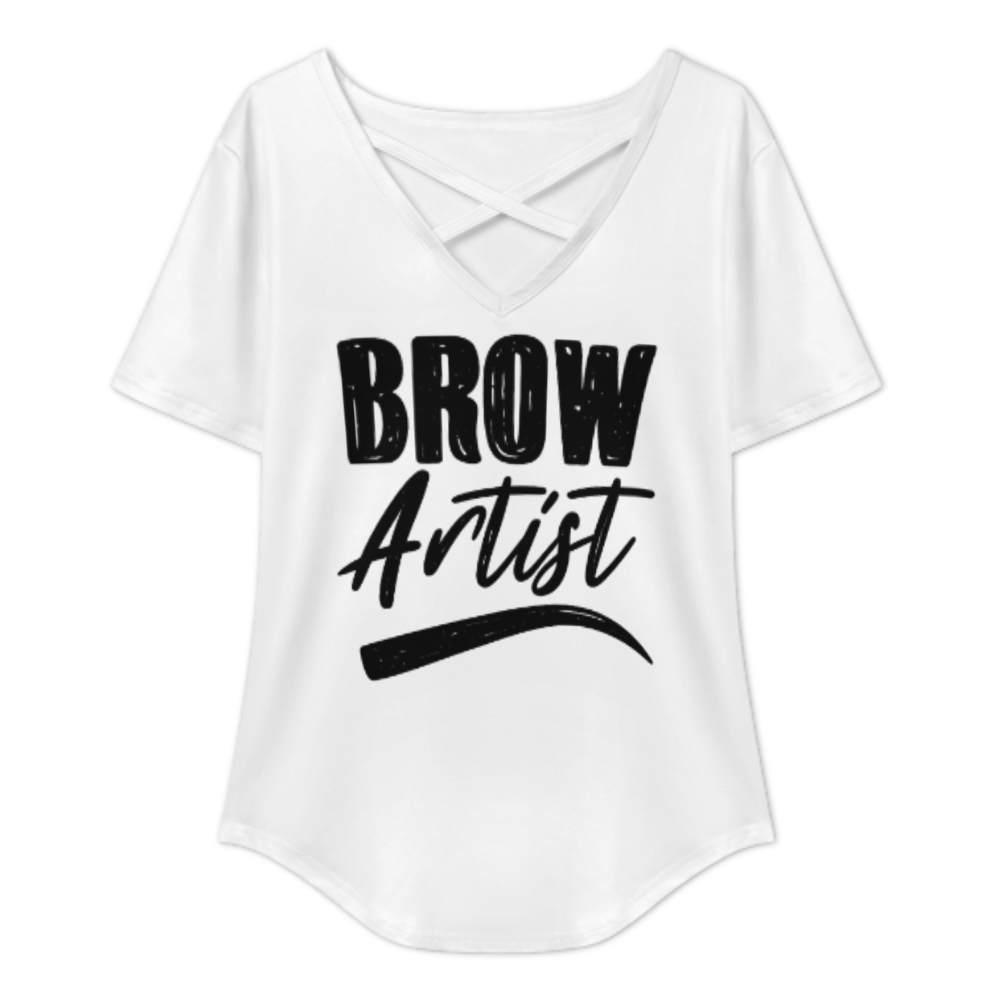 Brow Artist Graphic Tee – Professional PMU & Eyebrow Stylist Shirt(z951)