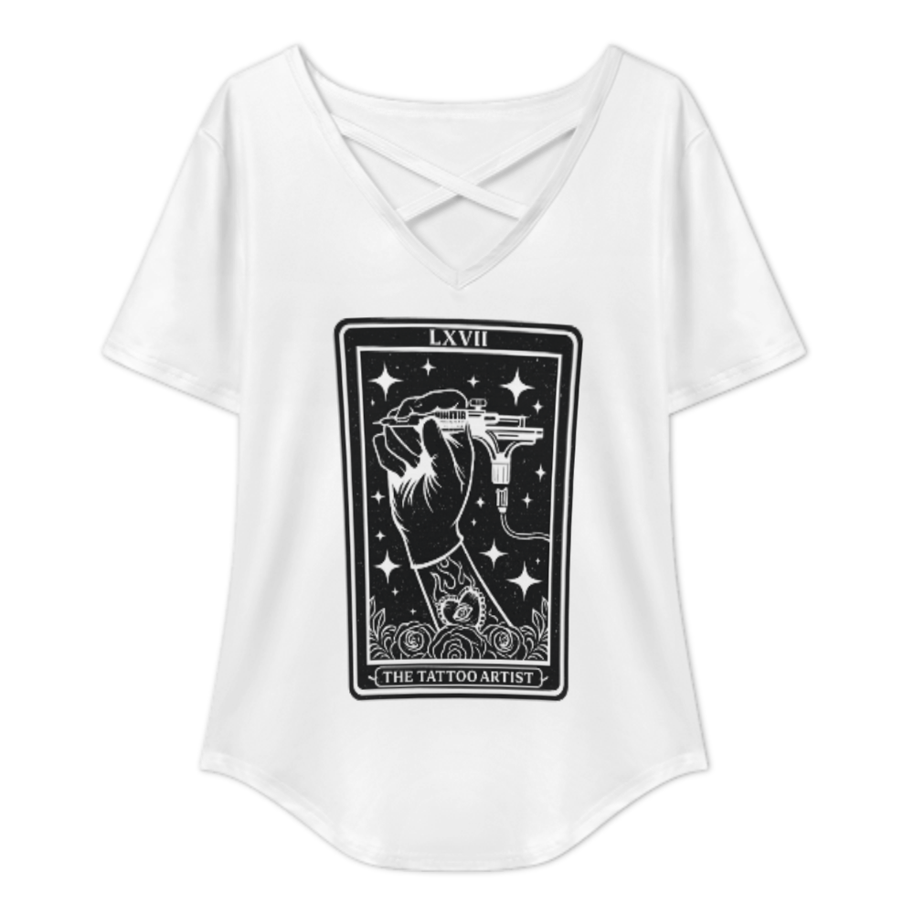 The Tattoo Artist Tarot Card Shirt – Gothic Ink Master Graphic Tee(z949)
