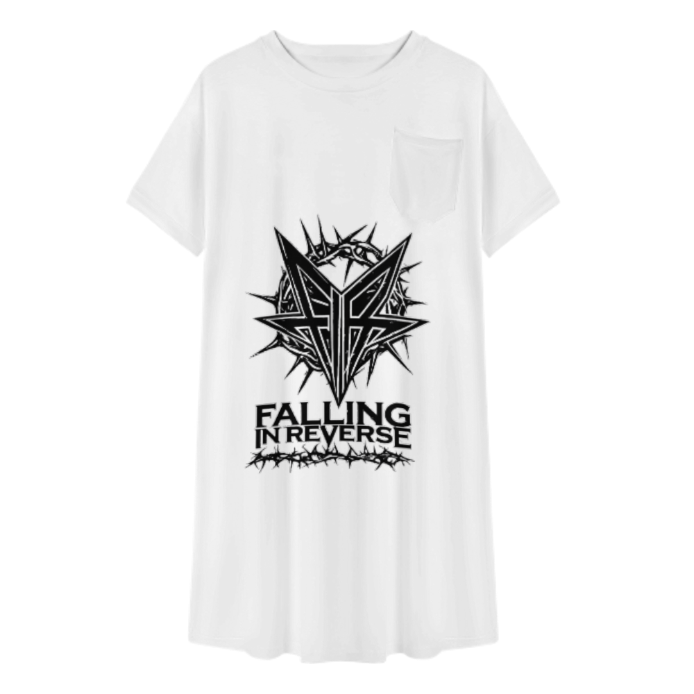 Falling In Reverse Inspired Heavy Metal Graphic T-Shirt – Gothic Rock Band Style Tee(z923)