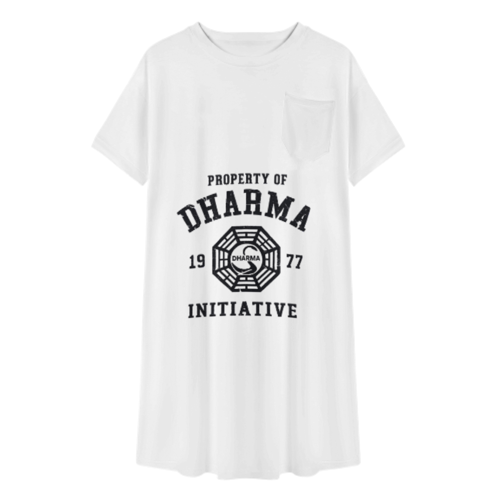 Property of Dharma Initiative 1977 Vintage Island Research Graphic Tee | Retro Mystery TV Fan Shirt(z930)