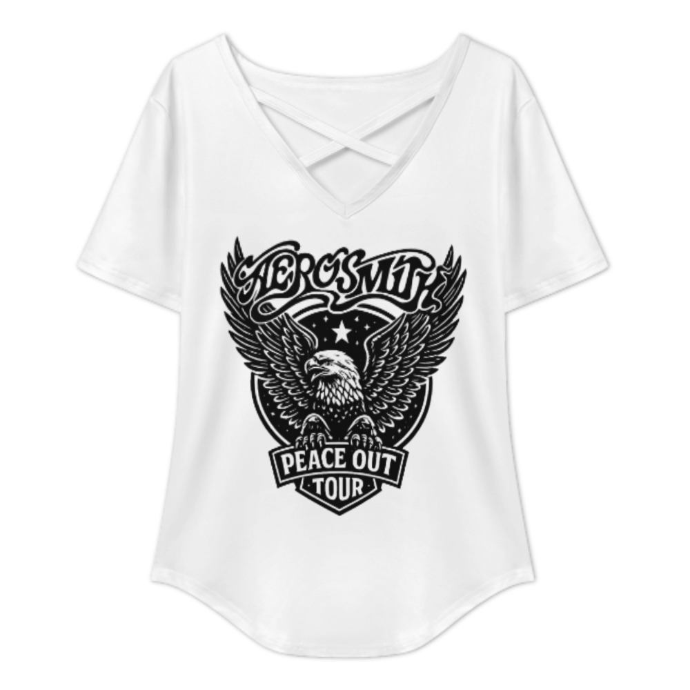 Peace Out Tour Eagle Graphic Tee – Vintage Rock Concert Inspired Shirt(z950)