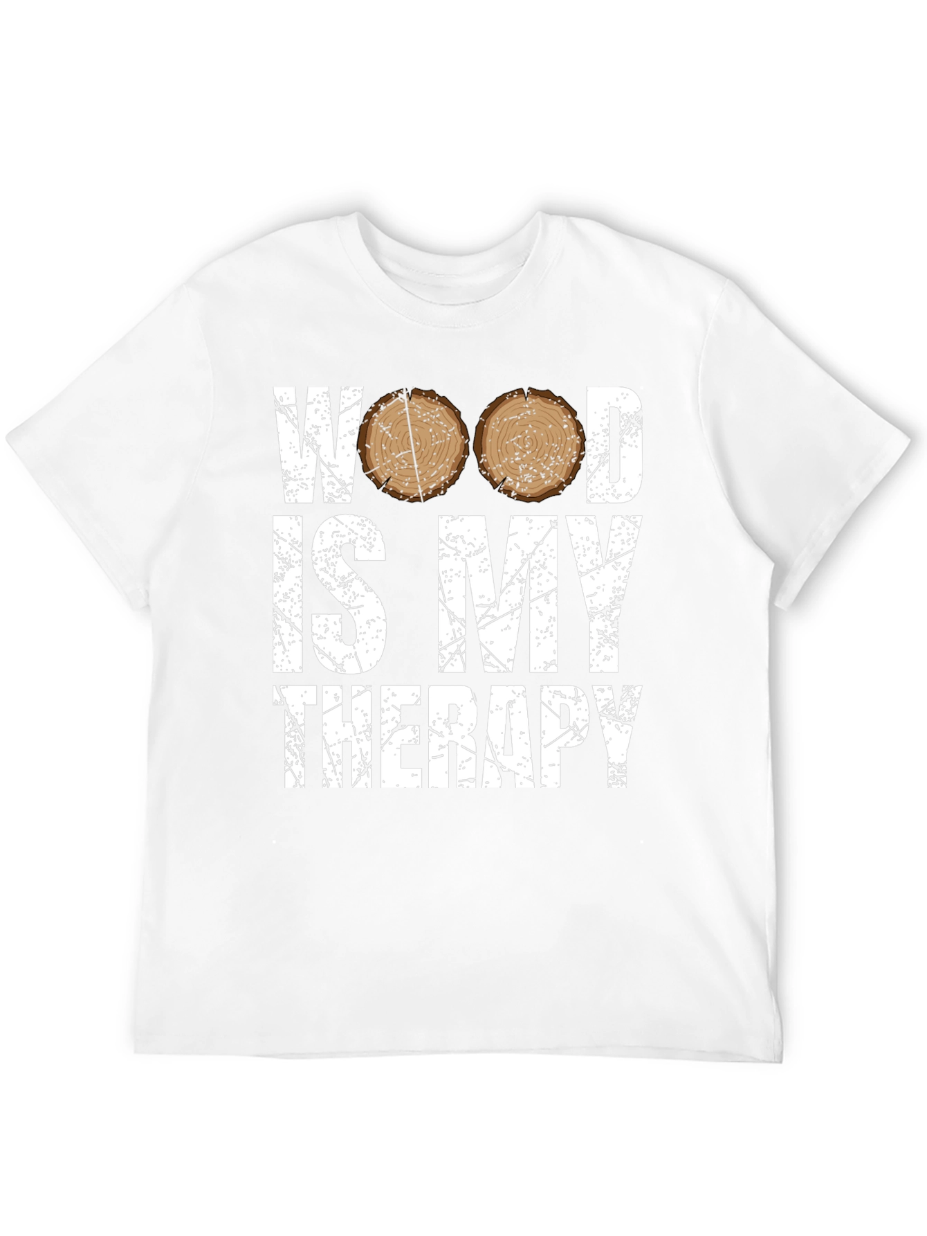 Wood Is My Therapy Graphic T-Shirt